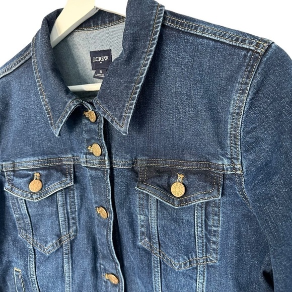 J.CREW BUTTON UP DENIM JEAN JACKET SIZE S - Picture 14 of 16